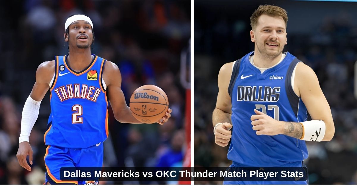 Dallas Mavericks vs OKC Thunder Match Player Stats