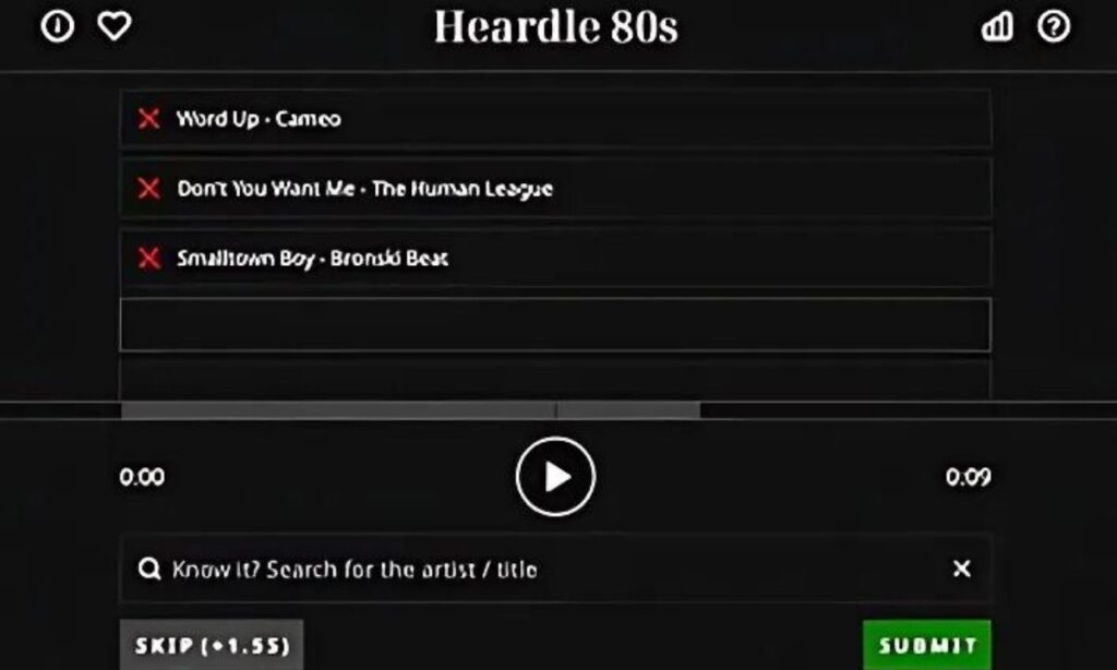 How to Play Heardle 80s