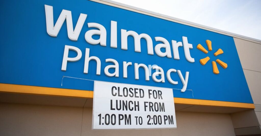 Lunch Hours at Walmart Pharmacy